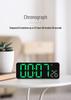 Mini Multifunctional Electronic Alarm Clock with Temperature Display, Large 2806/Small 2807 - Bedside Model