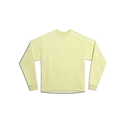 Adidas Originals X Ivy Park Adidas Originals Trefoil X Ivy Park Embroidered Logo Solid Sweatshirt Unisex Tops Light-Yellow H25162