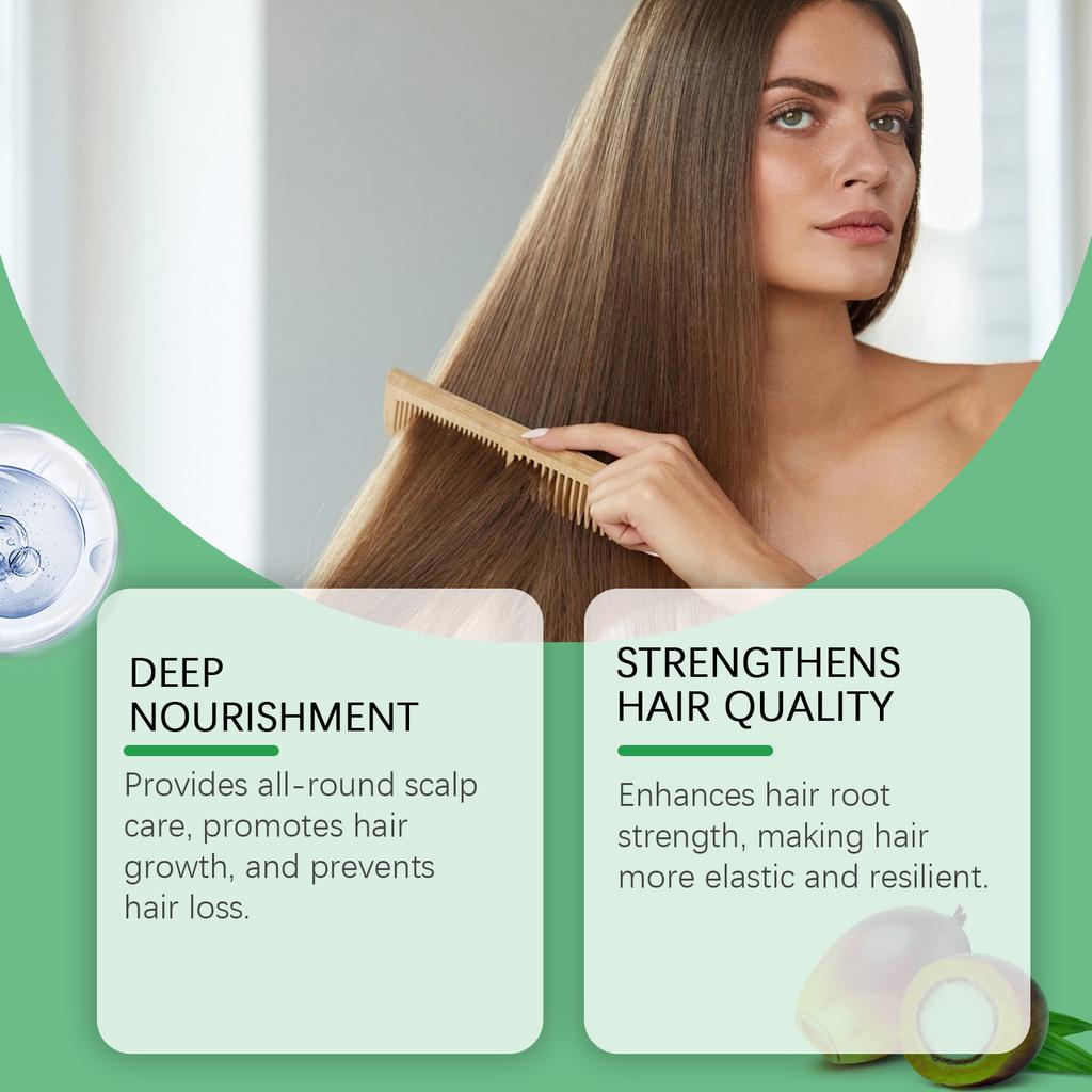 Hoegoa Batana Hair Care Shampoo - Cleansing Scalp Gentle Nourishing, Soft Shiny Hair, Rosemary Shampoo