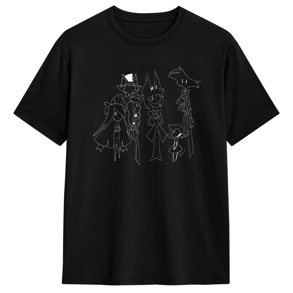 Funny Hazbin Hotels Tshirt For Unisex Crewneck 100 Cotton T Shirts The Tiny Terror Short Sleeve Tee Shirt Gift Idea Clothing