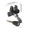 Motorcycle Trunk Lock Elderly Scooter Cushion with Keys Tail Box for
