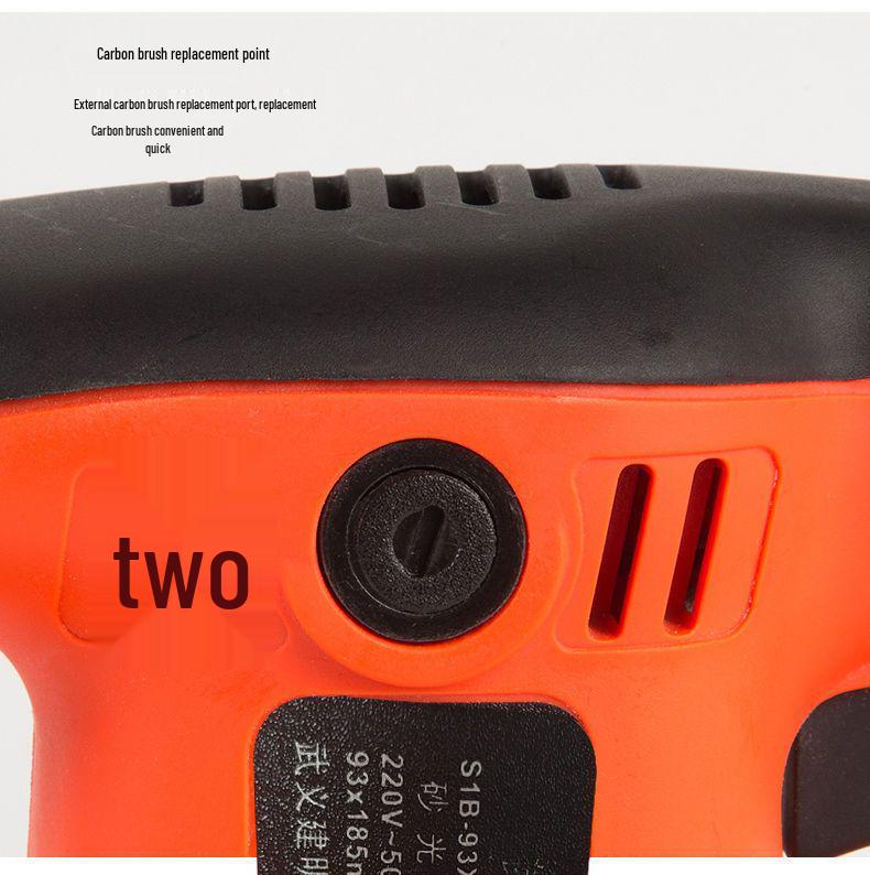 Electric Woodworking Flat Sander for Wall Putty, Rust Removal & Polishing