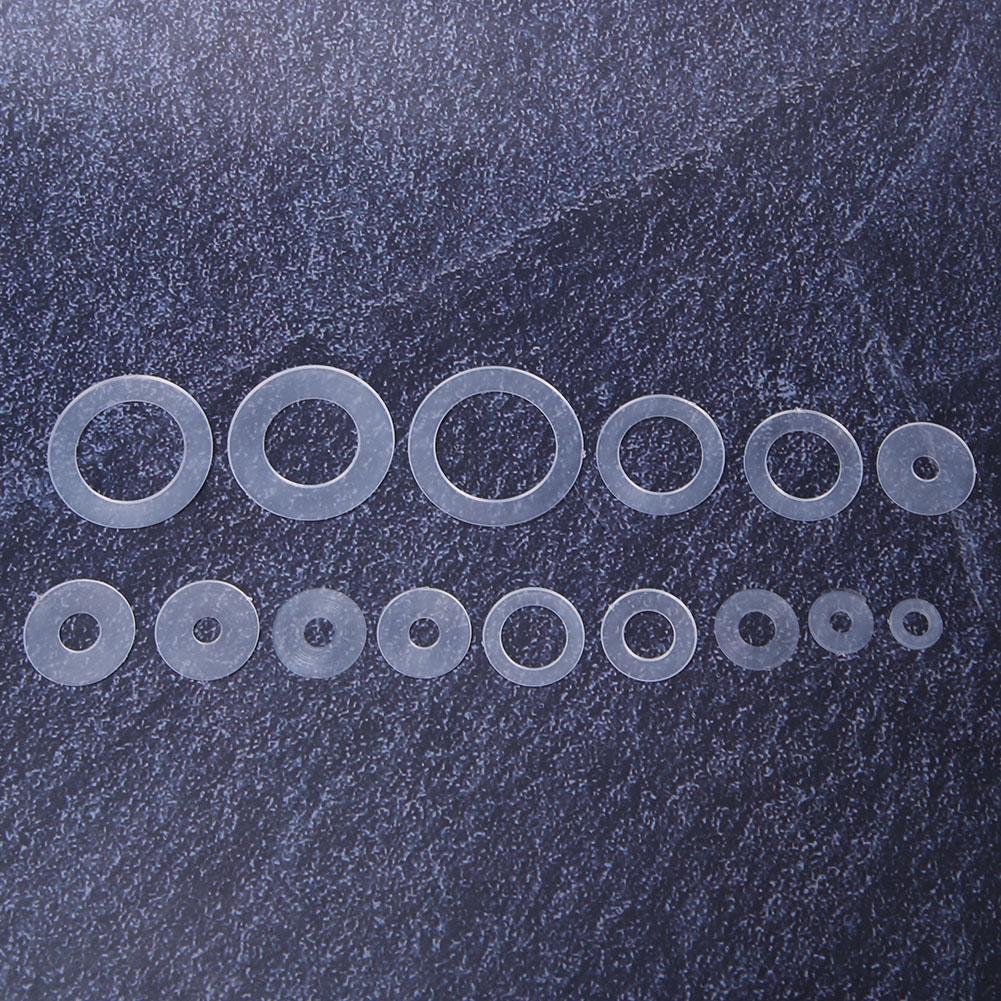 250PCS Nylon Flat Washer Water Pipe Leakproof Sealing Gasket Assortment Kit