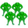 1/2/3/4/5Pcs 3D Printed Muscle Frog Statue PLA Green Frog Figurine Home Office Desktop Decoration Ornament Fitness Enthusiasts Gift