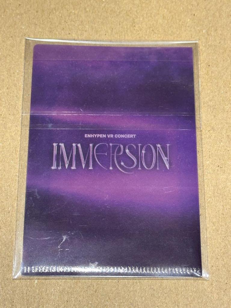 [USED] ENHYPEN VR IMMERSION JUNGWON 1st Edition Admission Bonus