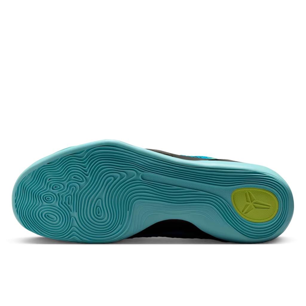 Nike Kobe 9 Elite Low Protro Perspective Sneakers da Uomo Blu Turchese Neon Volt IO3673-400