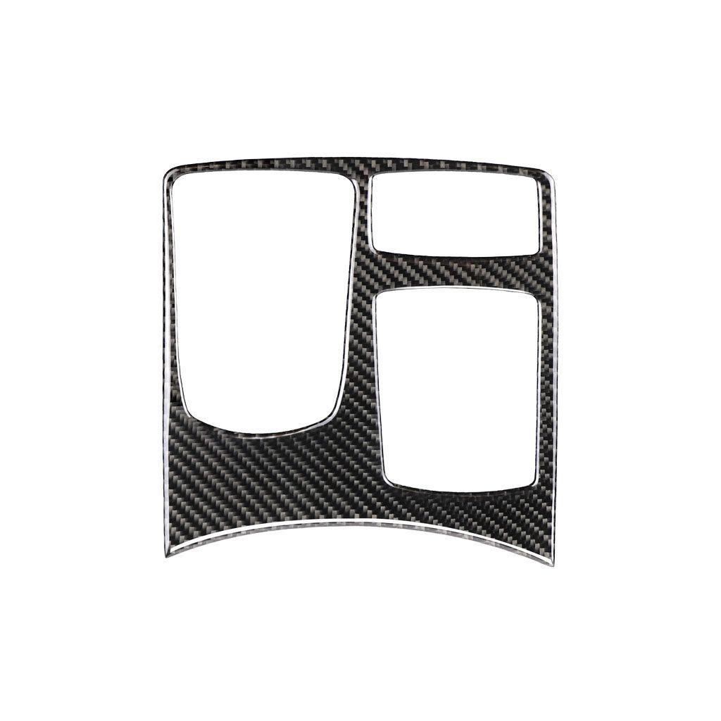 For Mercedes Benz GLE GLS M Class W166 X166 W164 Car Styling Carbon Fiber Center Control Armrest Multimedia Panel Cover Trim