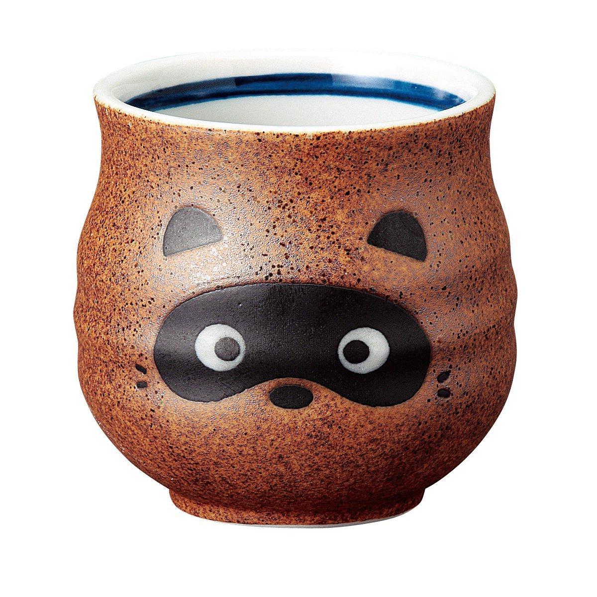 

Hogdseirrs Sushi Shigaraki x by Soho Product Teacup, Tanuki, Small, 7.1 7.6cm, Kiln, Code 488-06-463