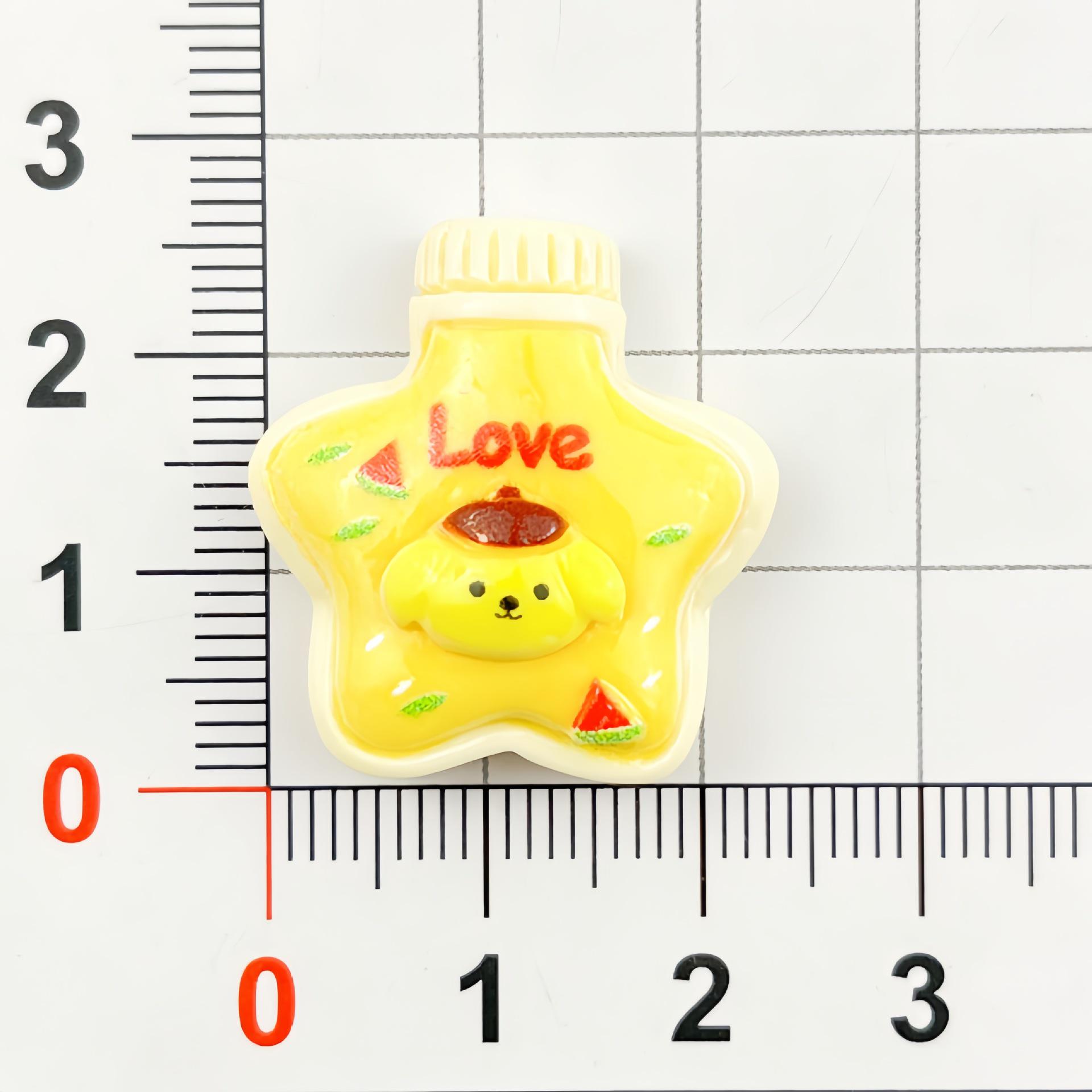 Sanrio Cartoon Charms: Water Bottle, DIY Resin, Hair Clips, Phone Cases, Refrigerator Stickers