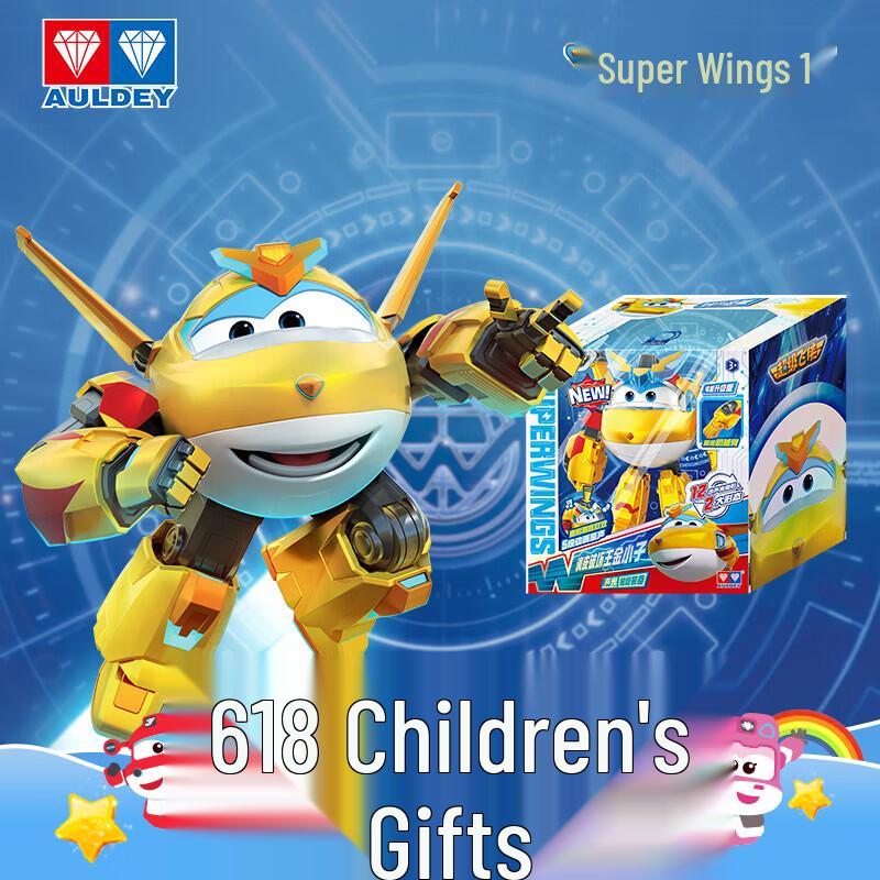 Auldey Super Wings Jett Super Gear Transforming Robot