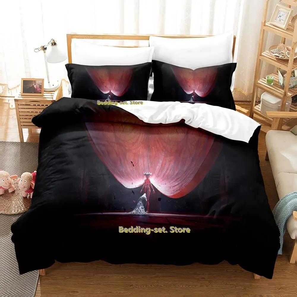 Nytt Diablo IV Sängklädesset Enkelt Twin Full Queen King Size Sängset Vuxen Barn Sovrum Påslakanset Anime parure de lit Säng