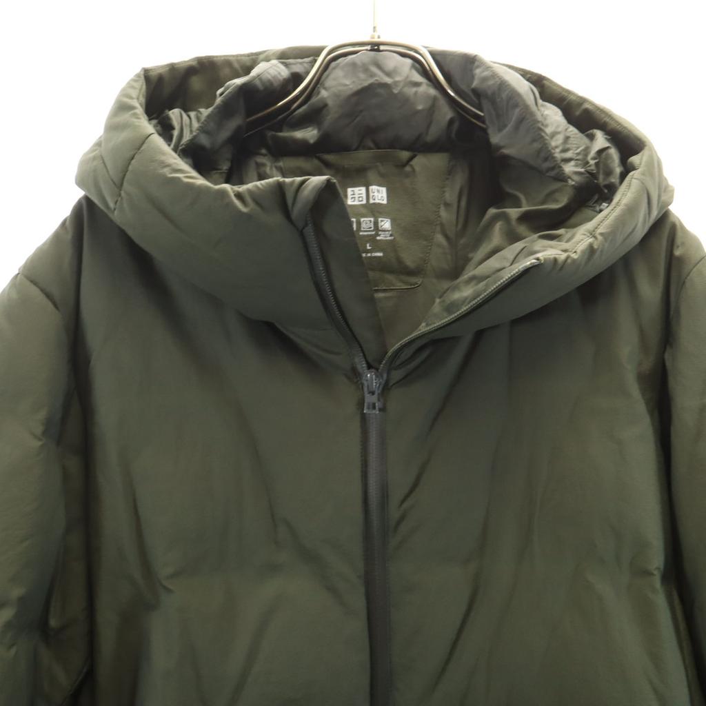 UNIQLO seamless down parka L khaki Men's Used
