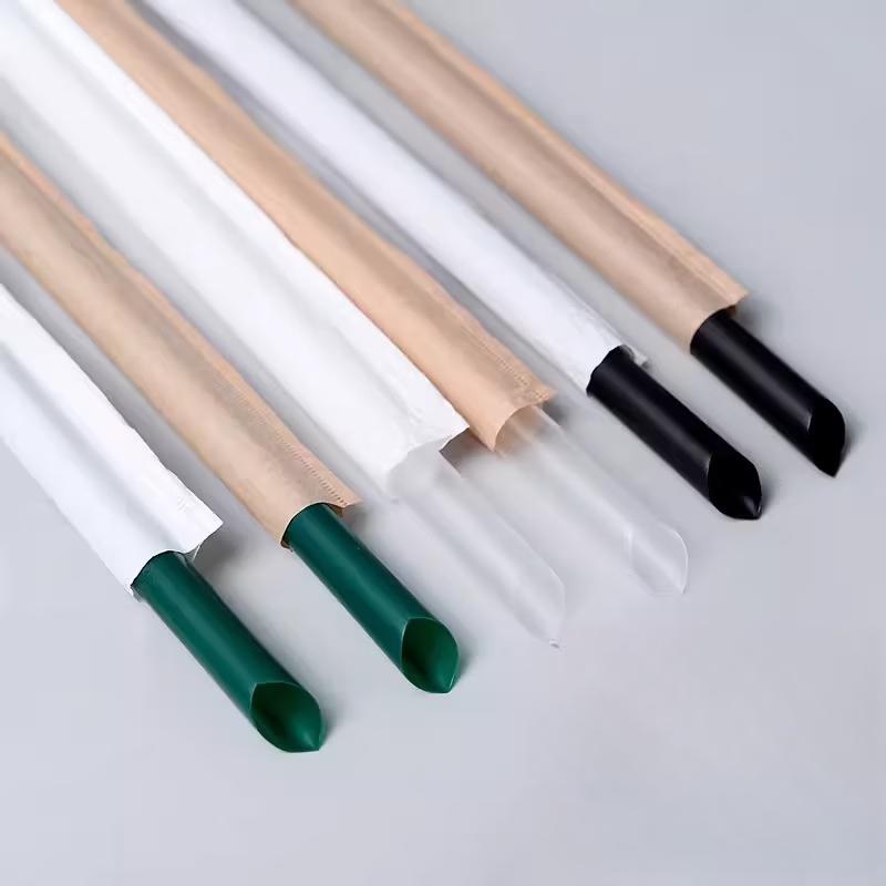 Hantun Disposable Sugarcane Pulp Juice Straws
