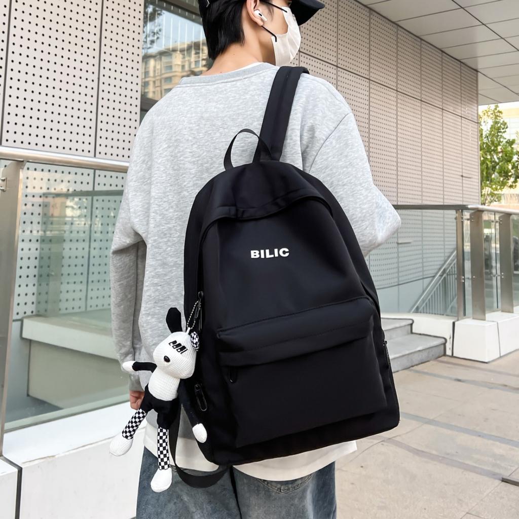 School Bag Men's New Large-capacity Backpack Female High School Student College Student Casual Backpack Bag Bag Advanced Fashion