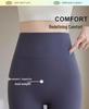 Nahtlose Sharkskin Bauchkontrollierende High-Waist Sicherheitsshorts für Damen - Nicht rollend, Anti-Exposure, Dünne Sommer-Dreiviertelhosen