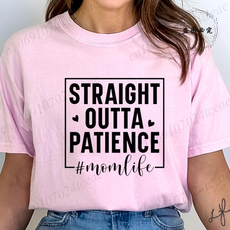 Funny Mom Life Design Graphic T Shirts Women Blessed Mama Mom Quotes Streetwear Tee Shirt Short Sleeve Clothing O Neck T Shirt