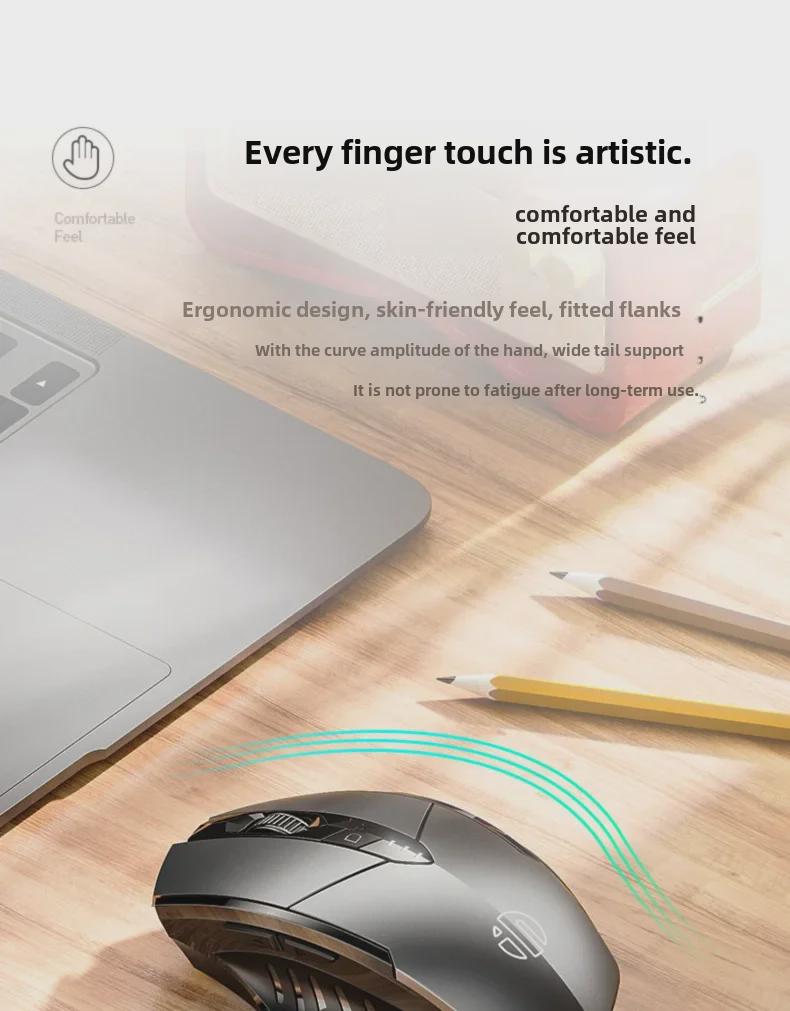 Rechargeable Bluetooth Wireless Mouse - Silent, Universal, Business & Gaming PM6