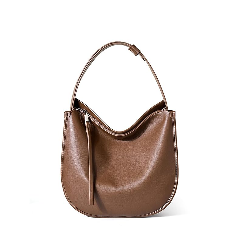 

[Aladeno] genuine leather tote bag ladies handbag 2way Vertical shoulder bag lightweight large capacity Fashionable Crossbody Shoulder bag bucket bag