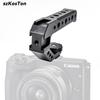 Universal DSLR Camera Rig Top Handle 3 Cold Hot Shoe Adapter Mount for Monitor LED Light Microphone Metal Cheese Handle Grip