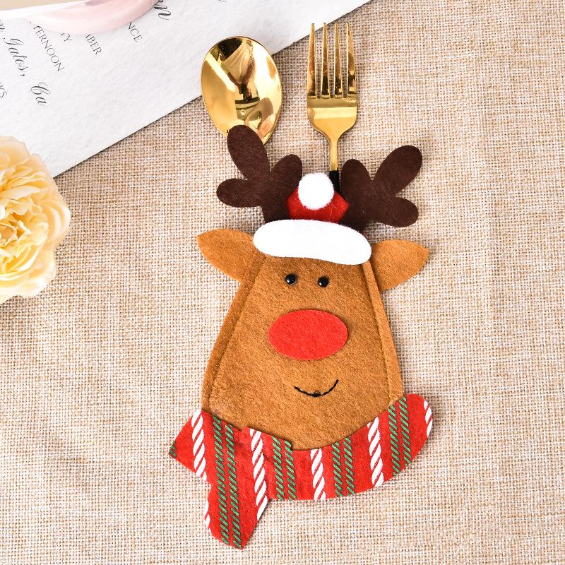 

Рождественское украшение для ножа и вилки 12.5*20.5cm