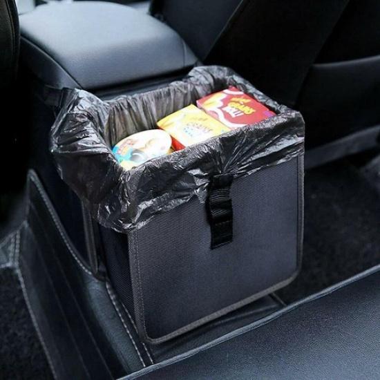 Waterproof Car Truck Trash Can Garbage Litter Bin Bag Seat Organizer Accessorie.