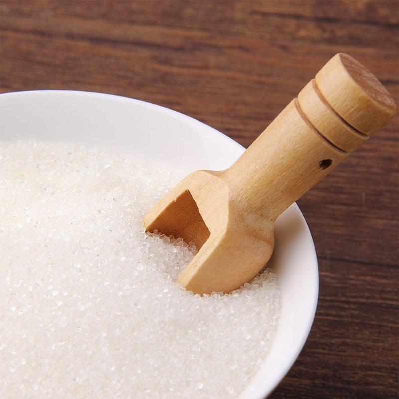 Wooden Mini Tea Coffee Scoops Seasoning Candy Spices Bath Salt Spoons Wooden Spoon