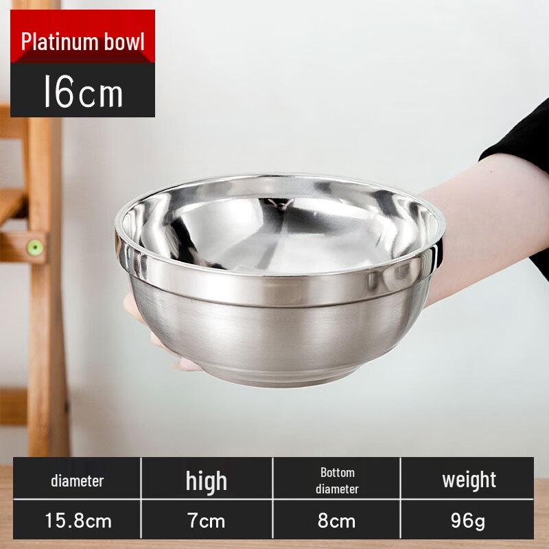 304 Stainless Steel Double-Layer Insulated Bowl