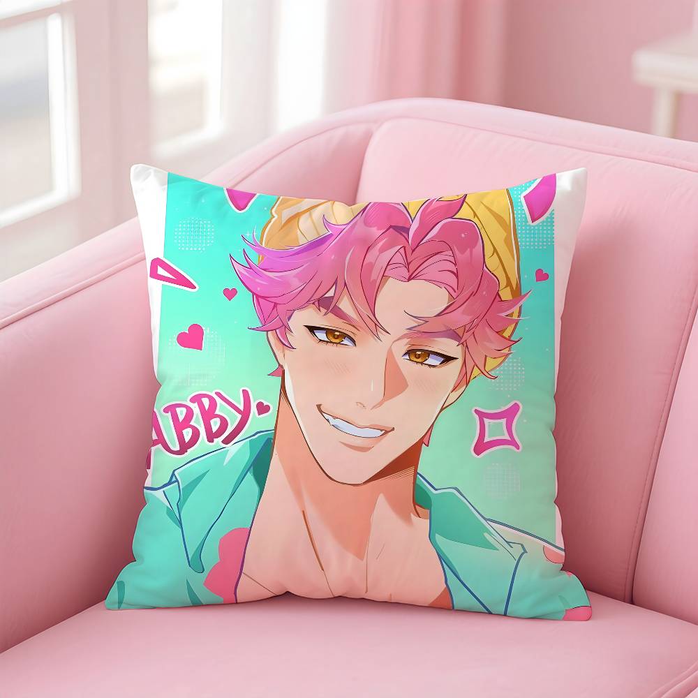 Saja Boys KPopS D-Demon H-Hunters Pillow Case Pattern Printed Pillowcase for Living Room Sofa Cushion Cover & Bedroom Decor