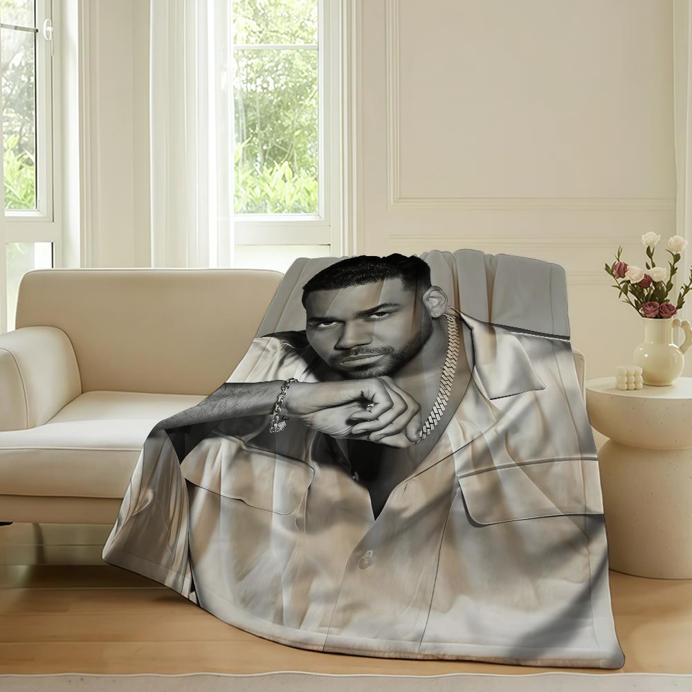 American singer Romeo Santos Blanket For Sofa Office Bed Plane Travel Sleep Read Relax Camping Soft And Warm