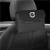Leather Car Tissue Box Car Center Console Seat Back Tissue Box Hanging Storage Box For Volvo Rdesign XC60 XC90 V40 V50 V60 AWD