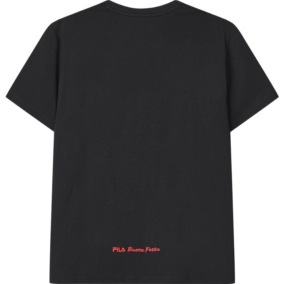 New FILA Dragon Series T Shirt Unisex Black F11U419102F-BK