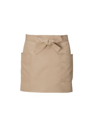 Short Waist Short Durable Free [Seven Uniform] Apron, Apron, Length, Unisex, CT2567, Antistatic, Fabric, Restaurant, 7, Beige,