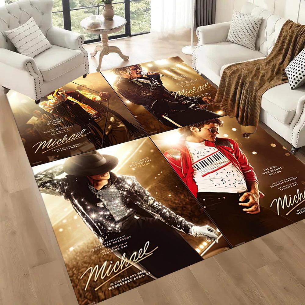 Michael Jackson 36 Floor Rug Office Rug Design for Study room Playrooms Living Rooms Game Room Anti-slip Rug Office home decor