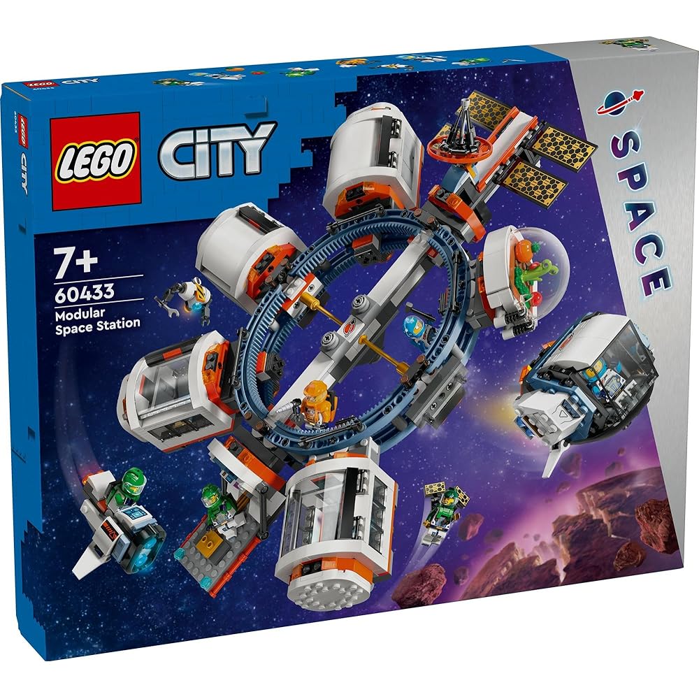LEGO City Modular Space Station Building Set 7-9 Years Old Kids Toy Blocks