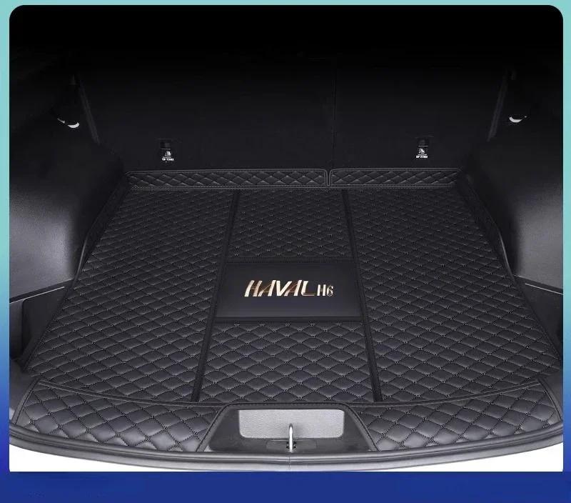 BGZ1 for Haval H6 PHEV Fuel  Accessories Car Trunk Mat 3rd Gen 2025 2024 Interior Protection Mat Leather Waterproof Conversion