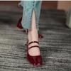 Fashion Women Pumps Spring Autumn Fashion Quality Women Shoes Low Heel Square Square Toe Comfortable Sexy Heels Women Zapatos De Mujer