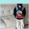 Adorable Cartoon Dinosaur Backpack For Kids Featuring Breathable Oxford Cloth Design