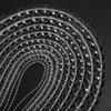 1 Strand Transparent Glass Beads 4/6/8/10/12mm Clear White Round Loose Beads For Jewelry Making DIY Necklace Bracelets Supplies