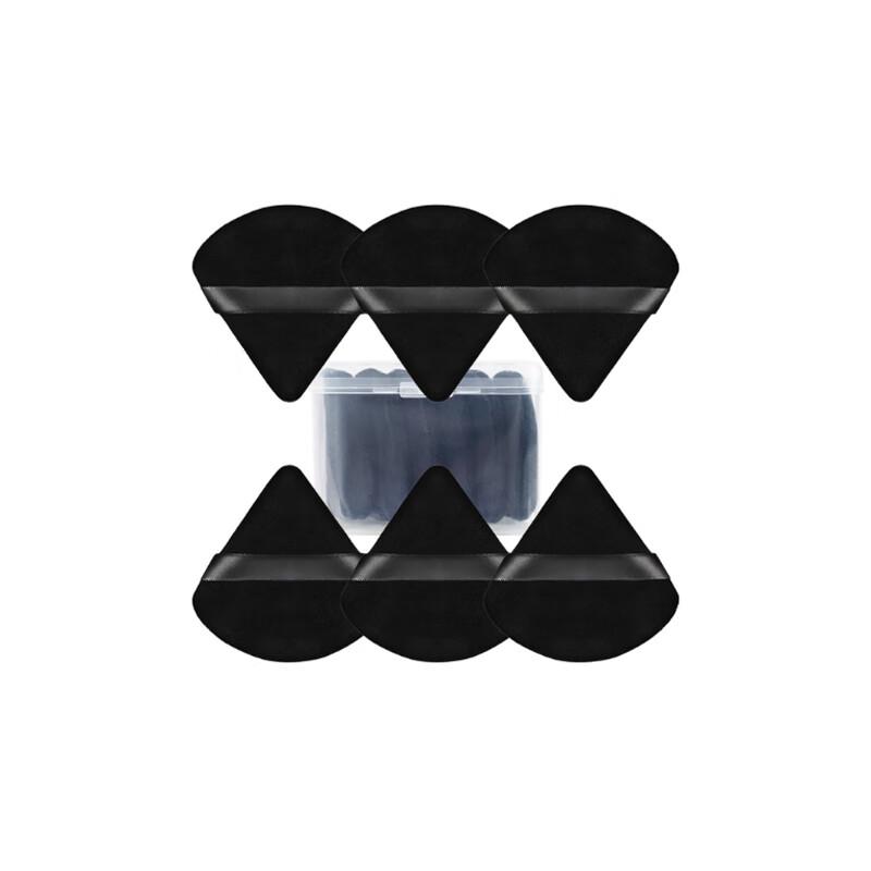 Yili Black Triangular Flocked Powder Puffs