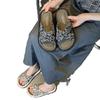 New Chinese Style Thick Bottom - .CM Slippers Women's Summer Wear New High-end Sponge Cake and Beach Drag Women