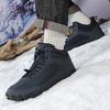 Warm Snow Boots Fashion High-top Winter Walking Shoes Men Women Plush Warm Cotton Shoes Non-slip Outdoor Hiking Sneakers
