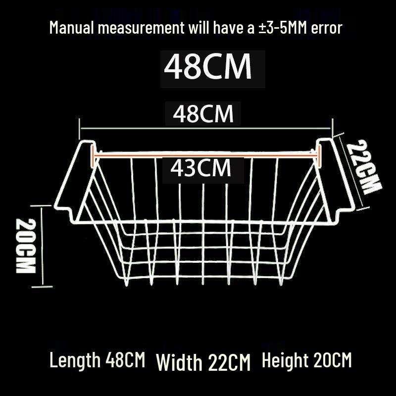 Refrigerator Storage Hanging Basket for Freezer and Dorm Organization