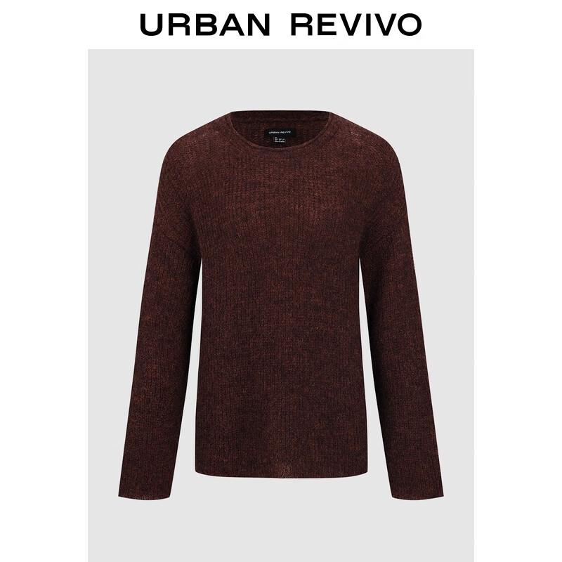 UR Women s Retro Oversized Textured Knit Sweater M