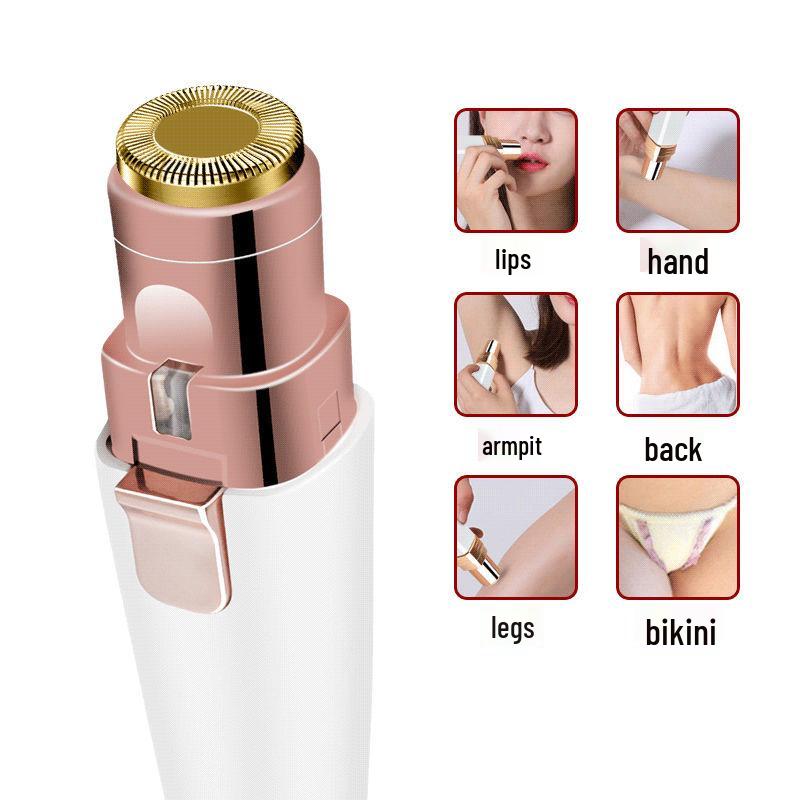 Women's Electric Eyebrow Trimmer & Shaper - Automatic Two-in-One Razor Tool