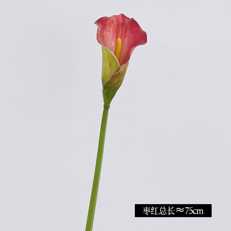 High-end simulated reticulated large calla lily, Nordic ins home wedding hotel decoration plug