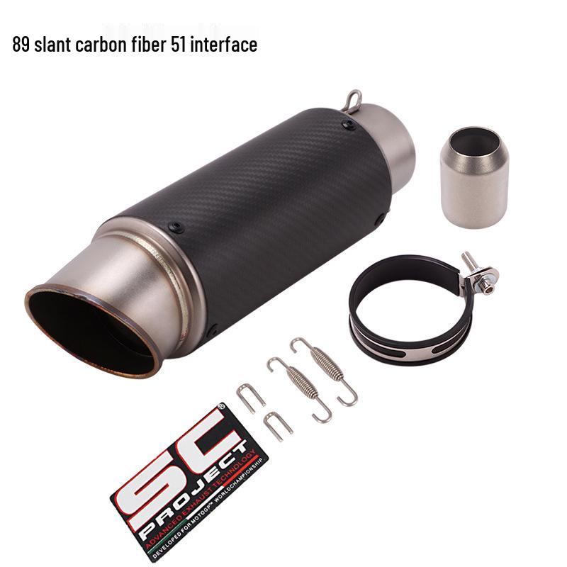 Universal SC Street Motorcycle Exhaust Tailpipe for Yamaha, Kawasaki, Honda