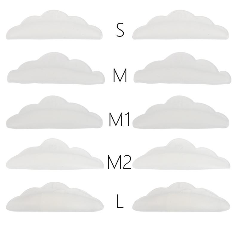 Solroskant Silikonfransböjningskuddar - 5 Par