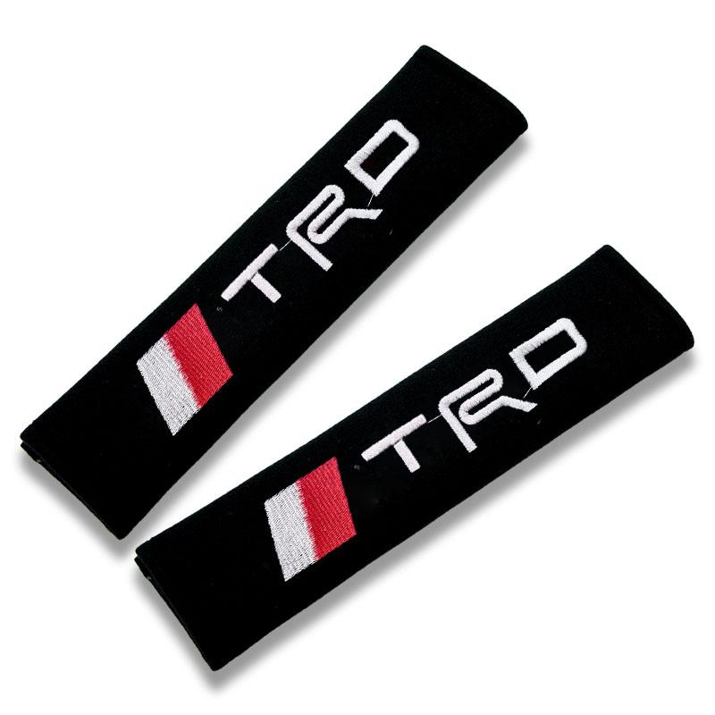 New Car Safety Belt Shoulder Cover Seat Belt Pads Accessories for Toyota Trd Corolla Avensis Yaris Rav4 Hilux Auris Camry Prius