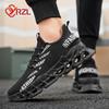 Yrzl Shoes Man Lightweight Sneakers For Men Breathable Athletic Shoes Comfortable Walking Shoe Non Slip Black Sports Shoes