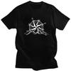 Custom Compass Rose Mountain T Shirt Men 100 Cotton Tshirt Nautical Tees Fashion Tshirts